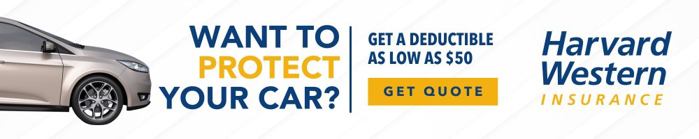 Harvard Western car insurance ad